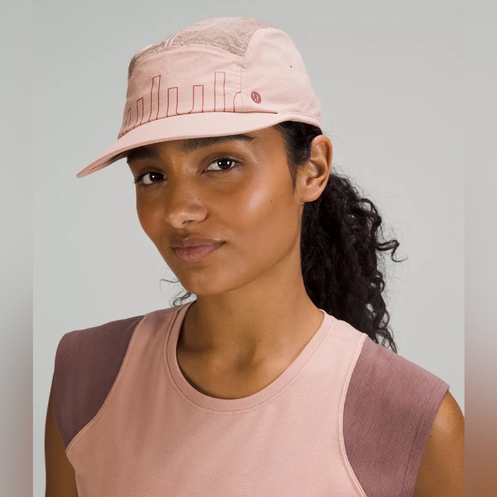 Lululemon Drawcord Hiking Cap Size L/XL Pink Clay/Ancient Copper
